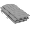 Outsunny Set of 4 Adirondack Chair Cushion, High Back Outdoor Chair Cushions with Ties - 4 of 4