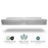 Modera Organic Cotton Contoured Baby Changing Pad w/ Waterproof Foam Mattress, Includes Soft Removable & Washable Cover, Safety Strap, Non-Slip Bottom - 2 of 4
