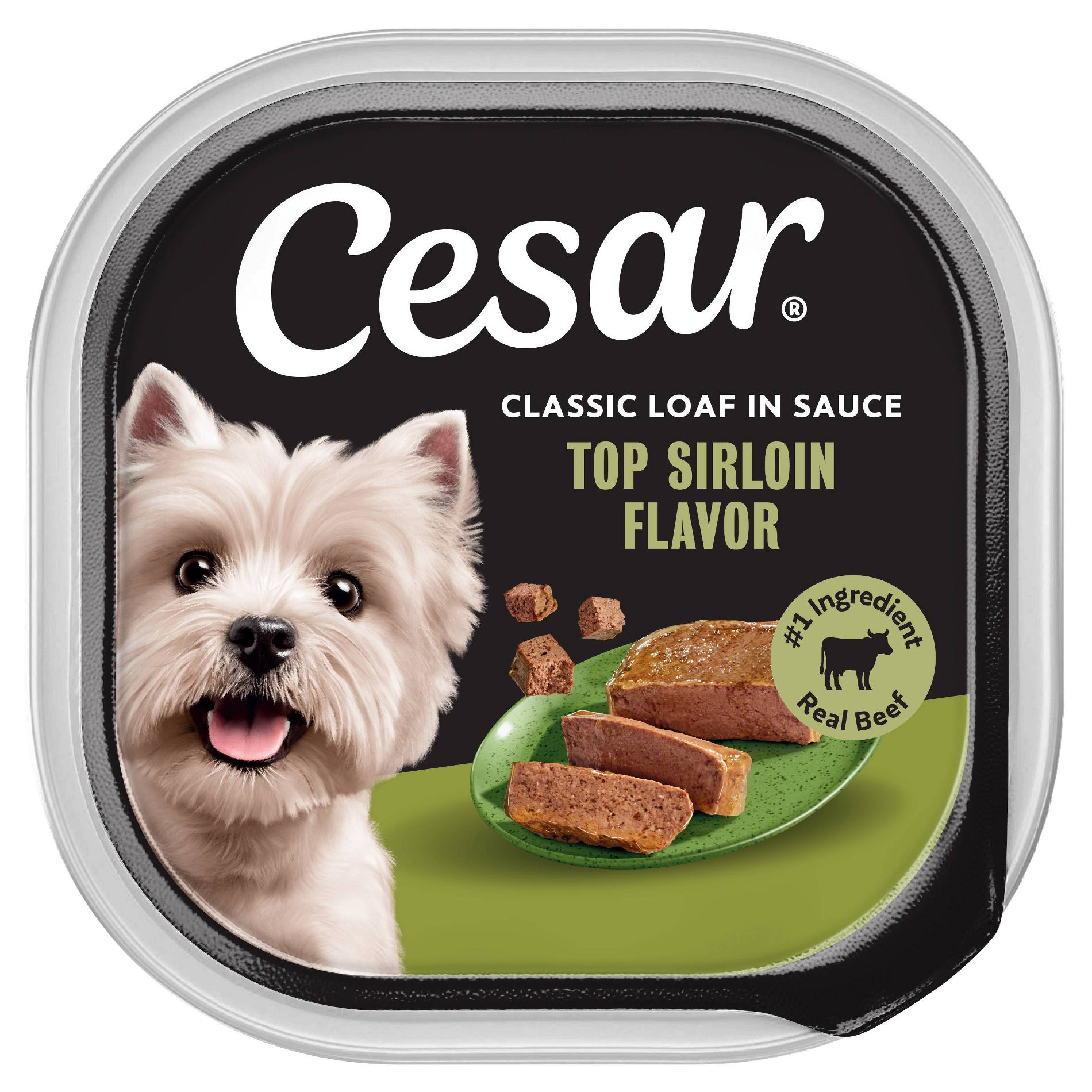 Cesar Classic Loaf in Sauce Beef, Gravy and Red Meat Flavor Small Breed Wet Dog Food - 3.5oz