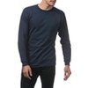 Pro Club Men's Relaxed Fit Comfort Cotton Long Sleeve Crew Neck T-Shirt - 4 of 4
