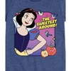 Girls' - Disney Princess - The Sweetest Around Fitted Short Sleeve Graphic T-Shirt - 2 of 4