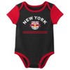 MLS New York Red Bulls Infant Boys' 3pk Bodysuit - 3 of 4