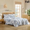 HLC.ME Floral Bed Sheets - Bed Sheet Set - Wrinkle Resistant & Ultra Soft - Fits Mattresses up to 15 Inches Deep - 3 of 4
