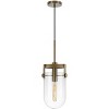Stovall 60W Metal/Glass/Birch Wood Pendant Light - 2 of 4