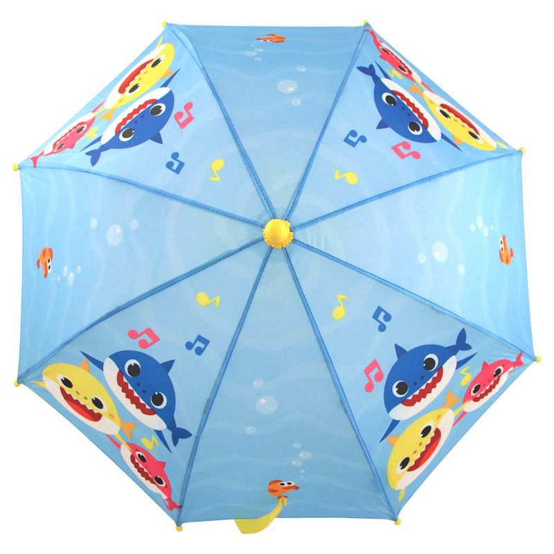 Baby Shark Boys Umbrella and Raincoat Set, Kids Ages 2-5, 3 of 6