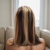 Unique Bargains Women's Straight Long Hair Wig 13x4in 180 Real Human Hair 14in Brown Beige 1 Pc - 3 of 4