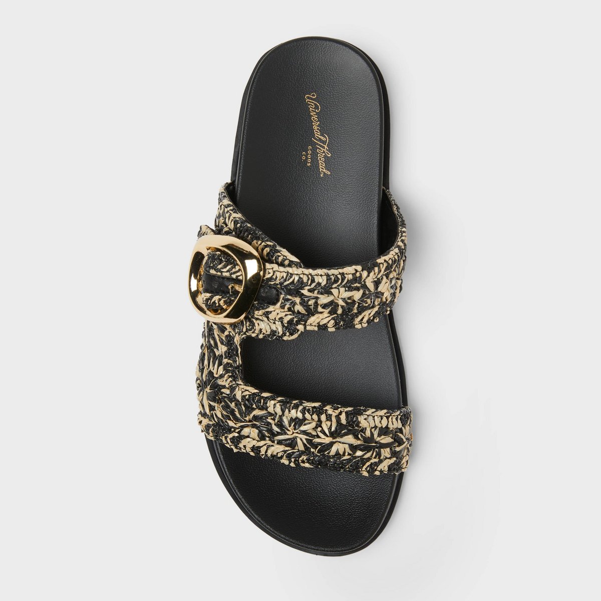 Женские сандалии Universal Thread Women’s Stasie Sandals with Memory Foam Insole - Universal Thread™ Onyx 7.5 — фото 3