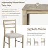 YOOCOZZ  7-Piece Dining Set with Extendable Table with Leaf and Drawers - 2 of 4