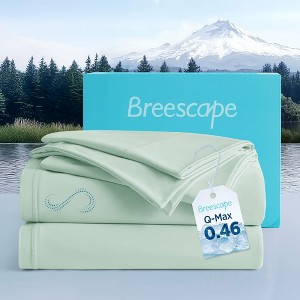 Cooling Sheet Set - BlendTek™ Dry & Cool Technology for Hot Sleepers and Night Sweats, Q-Max>0.46, Deep Pocket Up to 18", 360° Elastic Band - 1 of 4