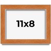 PosterPalooza | Photo Size Flat Brown Picture Frame - UV Acrylic, Foam Board Backing, Hanging Hardware - 2 of 4