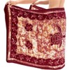 LA LEELA Men's Pareo Sarong Bath Trunk Wraps One Size Maroon V419 - 2 of 4