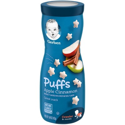 Gerber Puffs Apple Cinnamon Cereal Baby Snack - 1.48oz