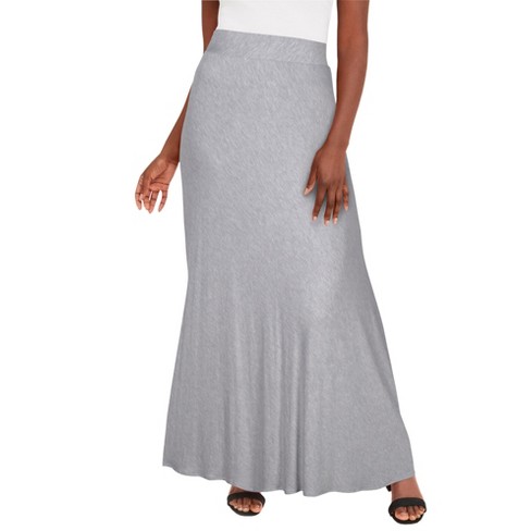 Jessica London Women's Plus Size Everyday Knit Maxi Skirt, 18/20 ...