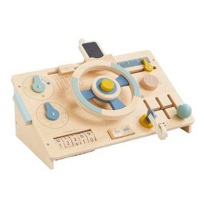 Wonder & Wise Wooden Car Driving Busy Board