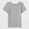 Toddlers 2pk Adaptive Short Sleeve 'Trucks/Brother' Graphic T-Shirt - Cat & Jack™ Dusty Blue/Heather Gray - 2 of 3