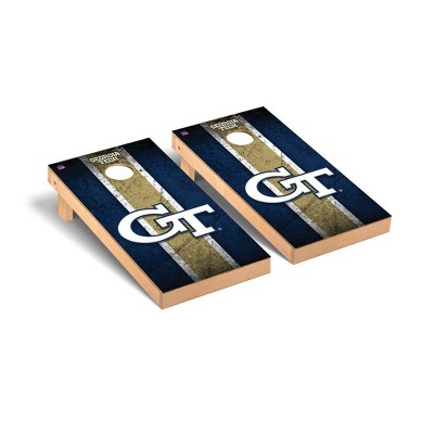 NCAA Georgia Tech Yellow Jackets Premium Cornhole Board Vintage Version