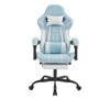 KWPZQEB Gaming Chair, Computer Chair with Ergonomic Backrest & Footrest, Game Chair w/ Swivel Wheels & Headrest, Office Chair w/ Lumbar Support Task - 2 of 4