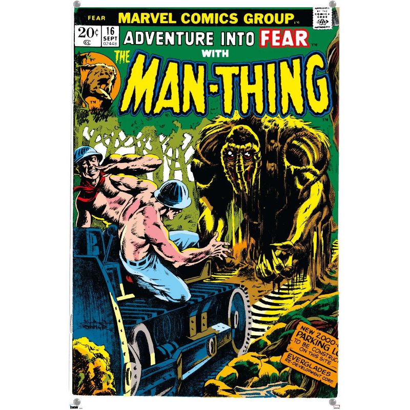 Trends International Marvel Comics: Man-Thing #16 Unframed Wall Poster Prints, 4 of 7