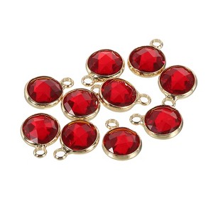 Unique Bargains DIY Craft Jewelry Making Necklace Crystal Birthstone Pendants 10 Pcs - 1 of 4