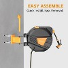 GardenJoy Retractable Garden Hose Reel with 180° Swivel and Auto-Retract - 4 of 4