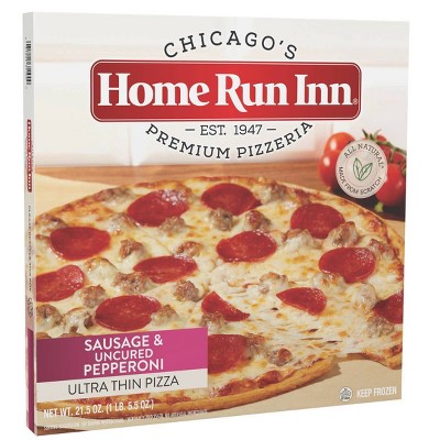Home Run Inn Ultra Thin Sausage and Uncured Pepperoni Frozen Pizza - 19.5oz