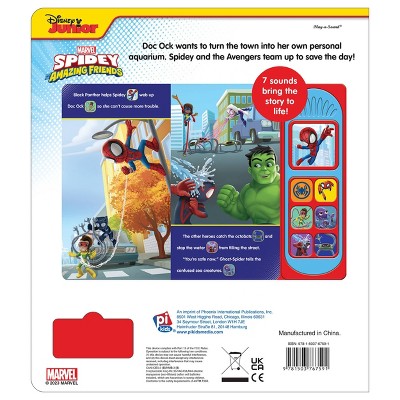 Marvel Spidey and His Amazing Friends - Spidey Makes a Splash Little Sound (Board Book)