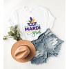 Simply Sage Market Women's Mardi Gras Mask Stacked Short Sleeve Graphic Tee - 3 of 3