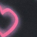 Happy Hearts Black