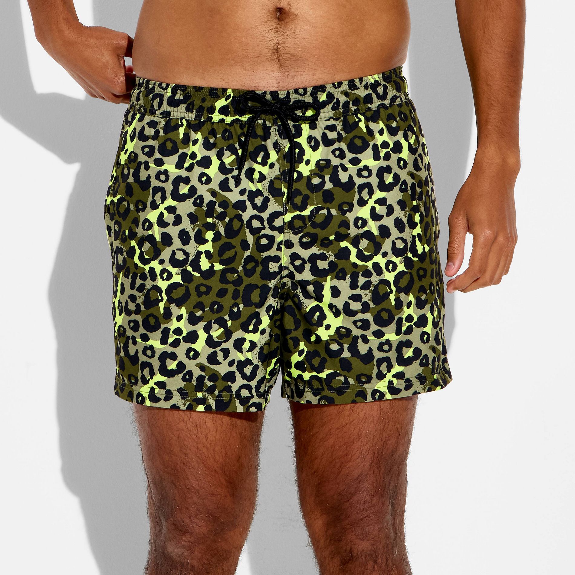 Men's 5'' Swim Trunks - Original Use™ Cheetah Camo Print