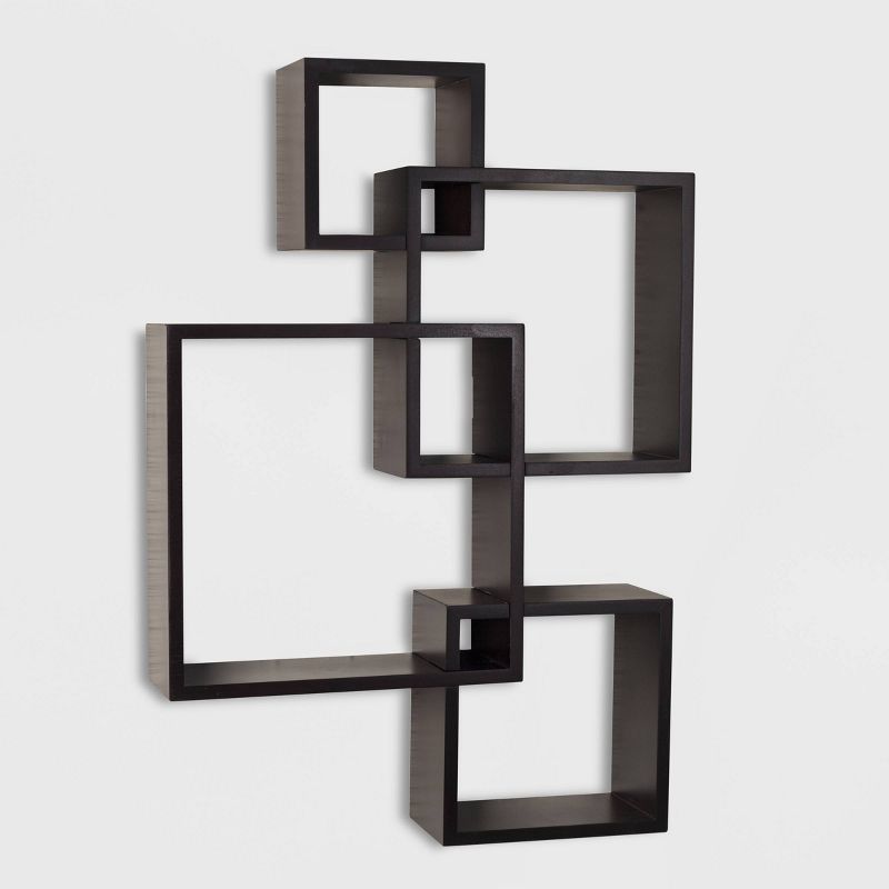 
25.5" x 17.75" Intersecting Cube Wall Shelf - Danya B., 1 of 13