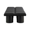 Meridian Furniture,Pavilion Boucle Fabric Bench - 3 of 4