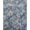 HomeRoots 8' X 10' Blue Abstract Hand Knotted Area Rug - 4 of 4
