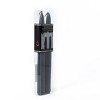 2pk 8" Bleeding Taper Candles Black - Bullseye's Playground™ - 2 of 3