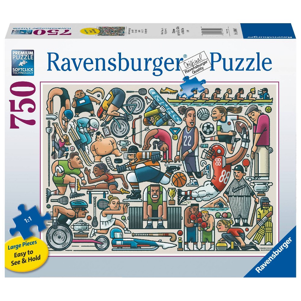 Ravensburger Athletic Large Format Jigsaw Puzzle - 750pc