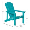 Adirondack Chair, HDPE Fire Pit Chair, Weather Resistant Outdoor Chair for Patio, Garden, Lawn - 3 of 4