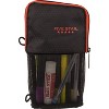 Cli Charles Leonard 2-pocket Zipper Nylon Pencil Pouch With Mesh Front  Black 6/pack (chl76356) : Target