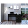 NicBex Home Office Desk 47.4" W Modern Writing Desk with 3 Storage Drawers, 1 Open Shelf and Wooden Frame for Office, Study, Living Room - 2 of 4