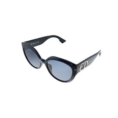 Dior CD DDIORF PRN Womens Geometric Sunglasses Black/Silver 56mm