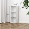 HOMLUX 3 Cube Decorative Bookshelf Open Bookcase Toy Storage Organizer Horizontal Vertical - 3 of 4