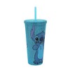 Disney Stitch Sweet Thing 20 Oz Blue Rhinestone-Studded Plastic Cup - 3 of 4