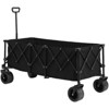 RISOKEYS Extra Long 300L Collapsible Wagon Cart with All-Terrain Wheels,220LB Capacity - Heavy Duty Foldable Utility Cart for Camping,Beach - 4 of 4