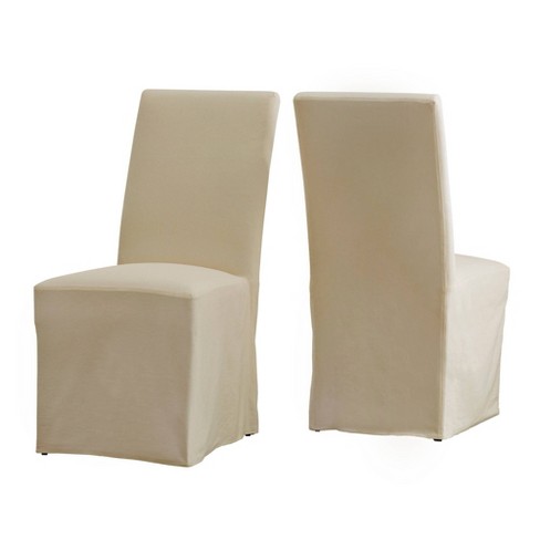 Set Of 2 Walton Park Slipcovered Parsons Dining Chair Cream Inspire Q Target
