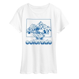Women's - Peanuts - Snoopy Colorado Short Sleeve Graphic T-Shirt - 1 of 4
