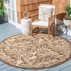 Courtyard CY2996 UV & Stain Resistant Non-Shedding Power Loomed Indoor/Outdoor Rugs - Safavieh - 2 of 3