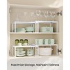 SONGMICS Spice Rack, Cabinet Shelf Organizers, Shelf Organizer, Countertop Organizer, Set of 4 Metal Kitchen Counter Shelves - 2 of 4