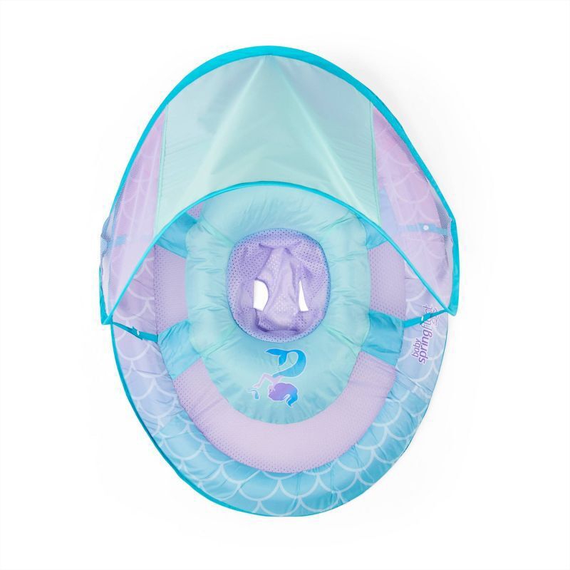Swimways Sun Canopy Spring Float with Hyper-Flate Valve -  Mermaid, 4 of 12