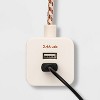 6-Outlet Surge Protector with 6' Extension Cord - heyday™ Stone White - image 2 of 3