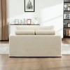 Kumasinova 56.3" Extra-Large Sofa Bed,Chenille Linen Fabric Convertible Sleeper with Metal Legs,Comfy Couch for Living Room,Bedroom,Apartment - 4 of 4