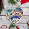 Artistic Texas State Themes and Landmarks Christmas Ornament| OrnamentallyYou - 4 of 4