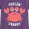 Girls' - Instant Message - Feelin Crabby Fitted Short Sleeve Graphic T-Shirt - 2 of 4